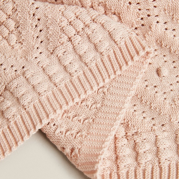 Textured cotton blanket - Picture 3 of 6